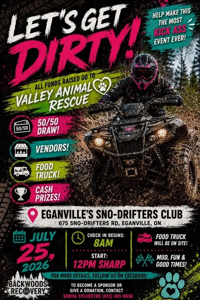 Let's Get Dirty! Sponsored by CTM Sweeping Water Services!!(Proceeds Going to Valley Animal Rescue!)