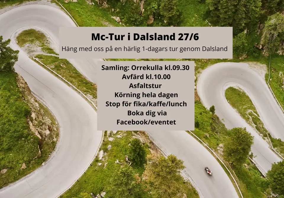 Mc-Tur genom Dalsland 27/6