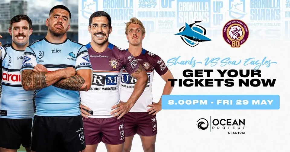 2026 NRL Telstra Premiership - Cronulla Sharks v Manly Warringah Sea Eagles