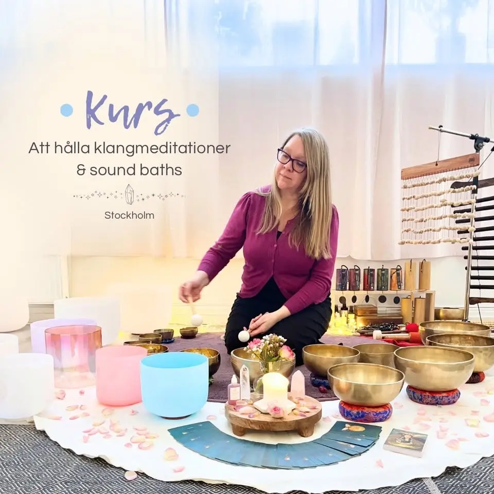 ༄ Kurs: Att hålla klangmeditationer & sound baths ༄
