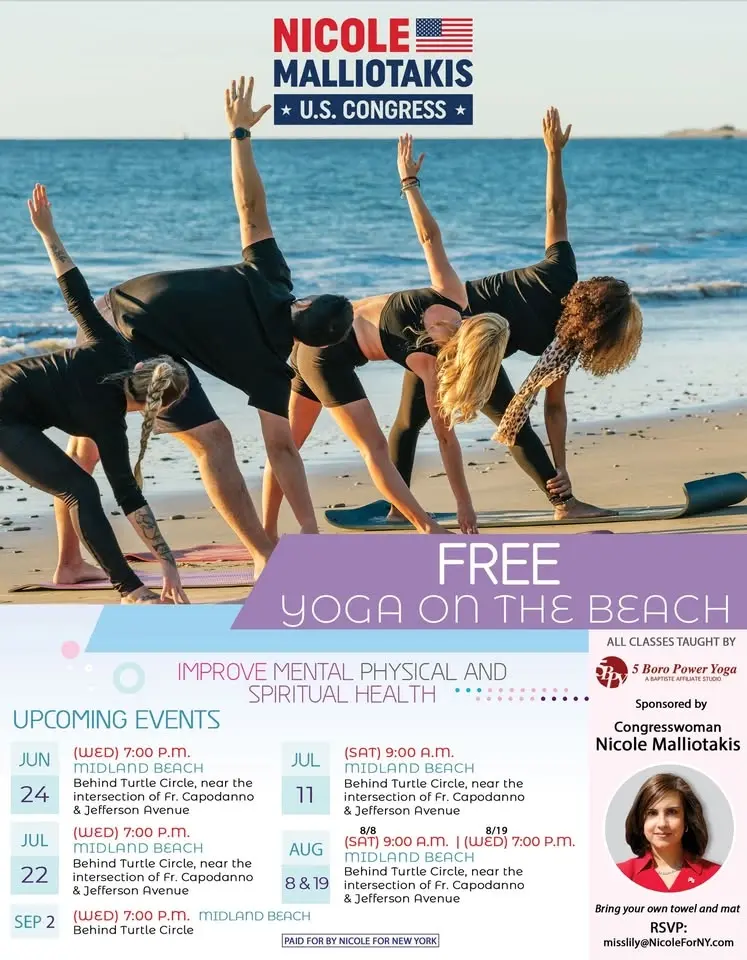 Free Yoga On The Beach