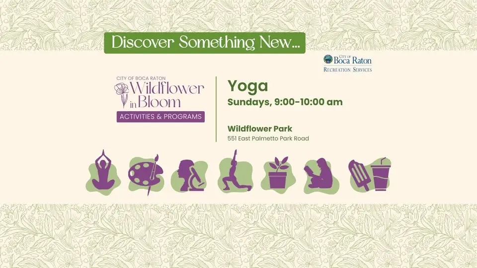 FREE! Yoga at Wildflower Park