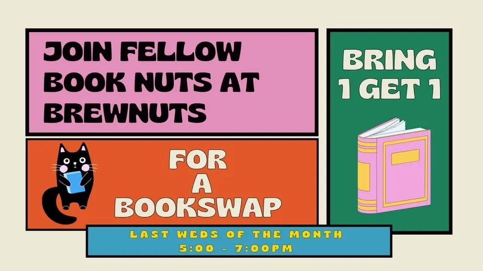 Brewnuts Monthly Book Swap - Last Weds of the Month 