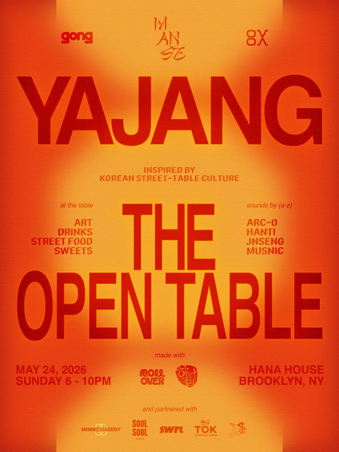 YAJANG: Korean Open Table By MANSE