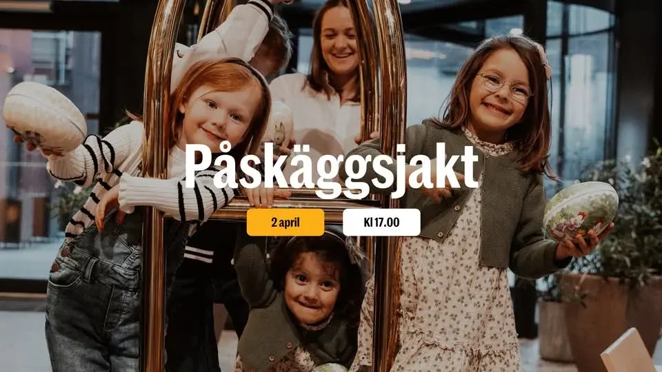 Påskäggsjakt på Quality Hotel 11 & Eriksbergshallen!