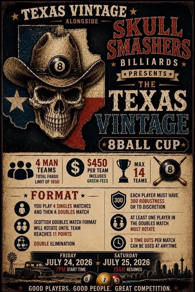 Tx Vintage 8 Ball Challenge