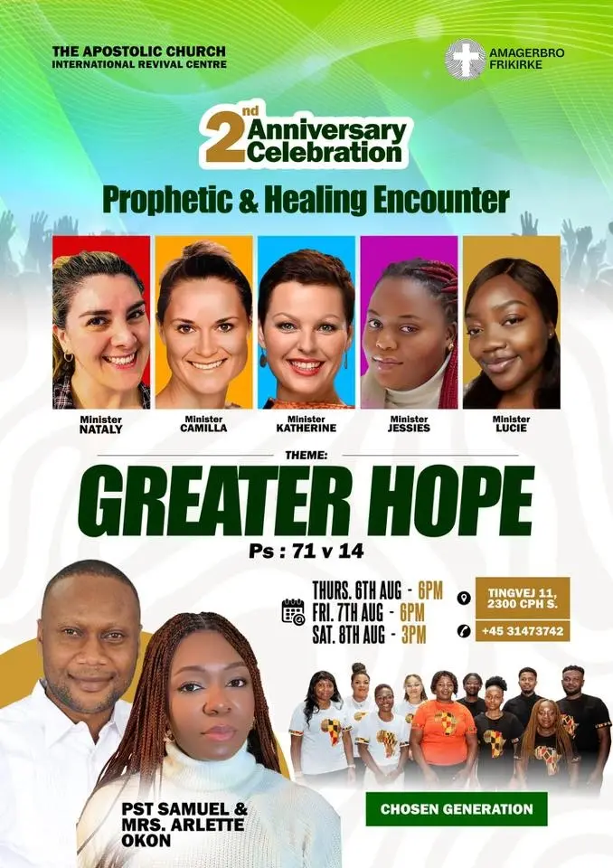 Anniversary Celebration Prophetic & Healing Encounter
