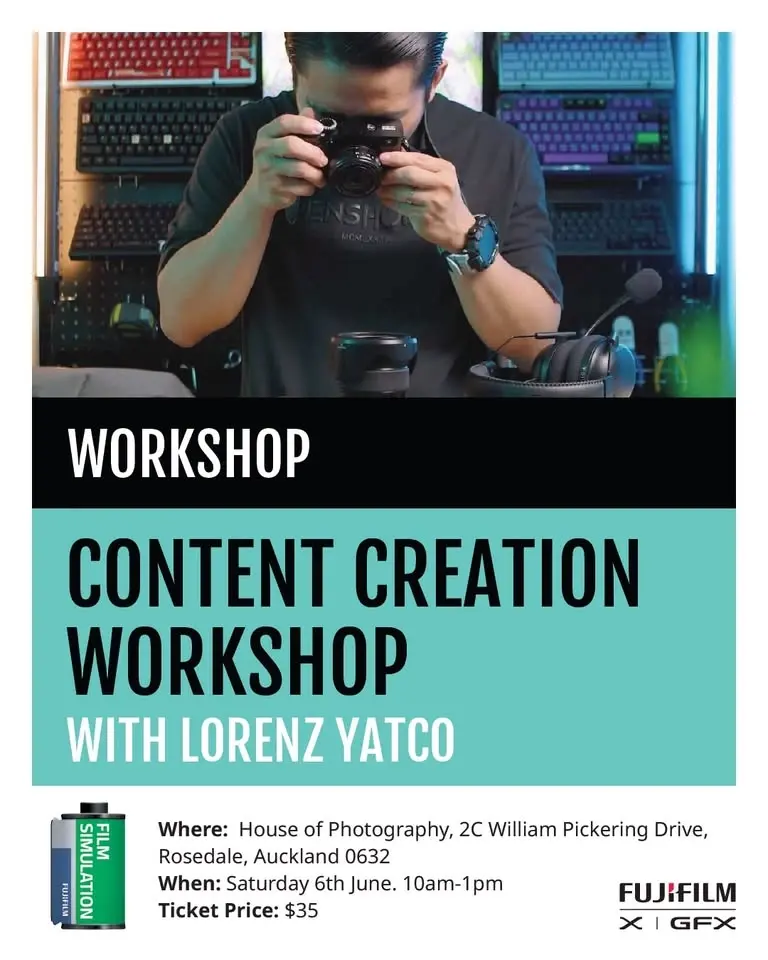 FUJIFILM Workshop | Content Creation with Lorenz Yatco