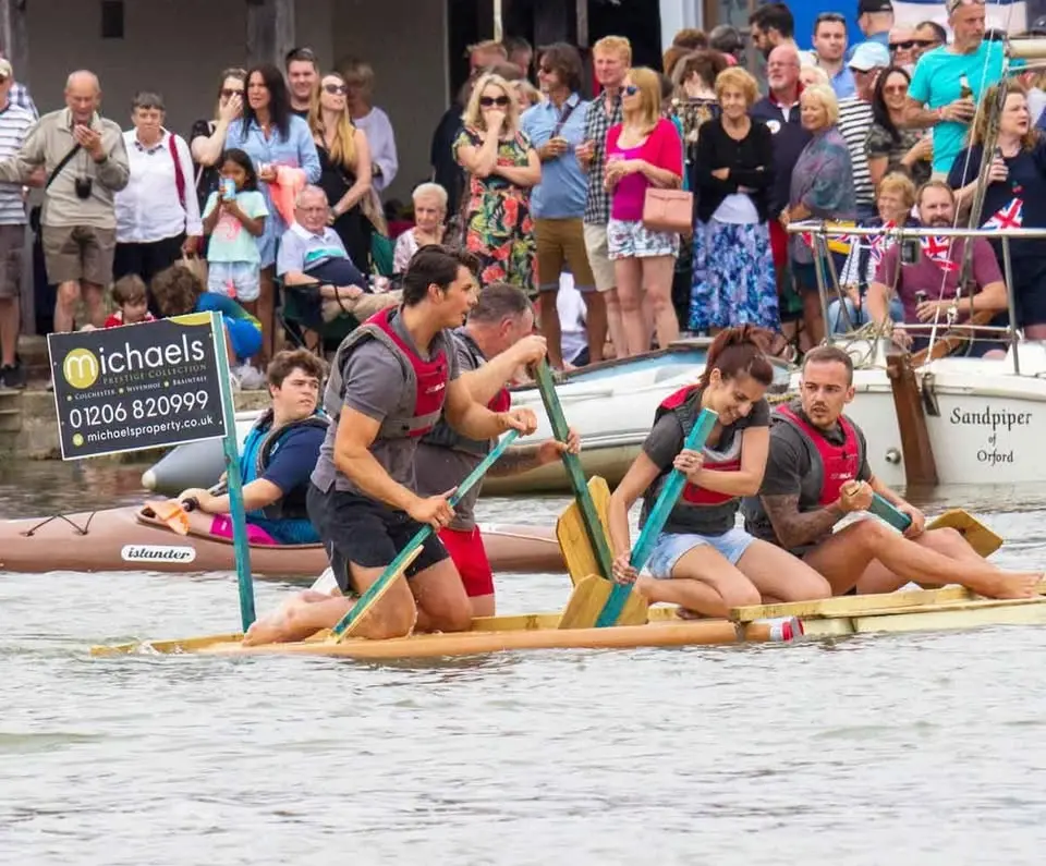 Raft Race at 2026 Wivenhoe Regatta