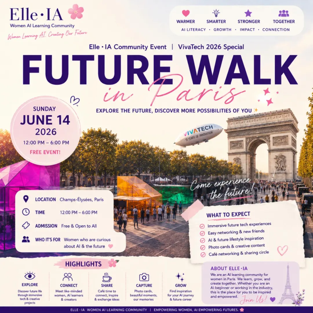 🌸 Elle·IA Future Walk @ VivaTech 2026