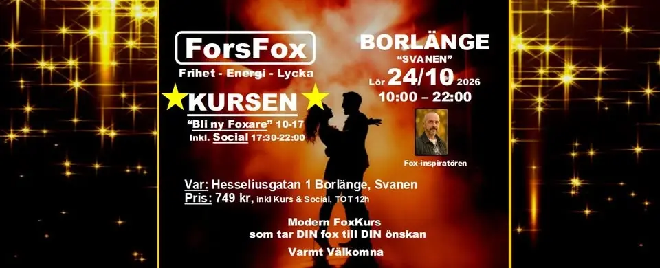 ForsFox Kurs & Social Borlänge "Svanen" 24/10