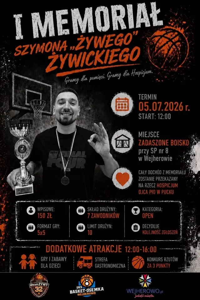 🏀🖤 I MEMORIAŁ SZYMONA „ŻYWEGO” ŻYWICKIEGO 🖤🏀