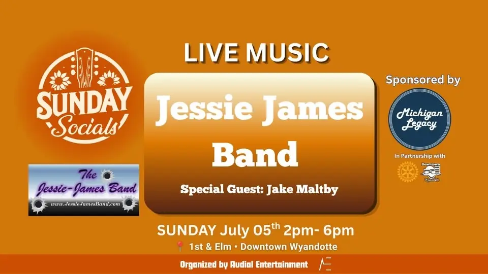 Sunday Socials Presents: Jessie James Band LIVE!