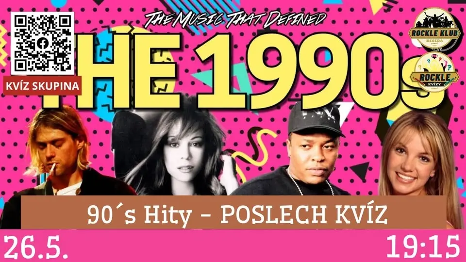 Hudba 90. let - Poslechový kvíz