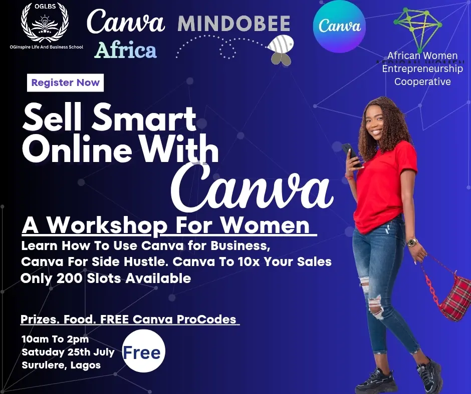 Sell Smart Online With Canva - A Workshop For Women