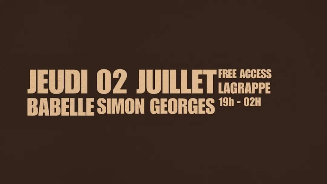 Babelle - Simon.G - Lagrappe, Jeudi 02 Juillet