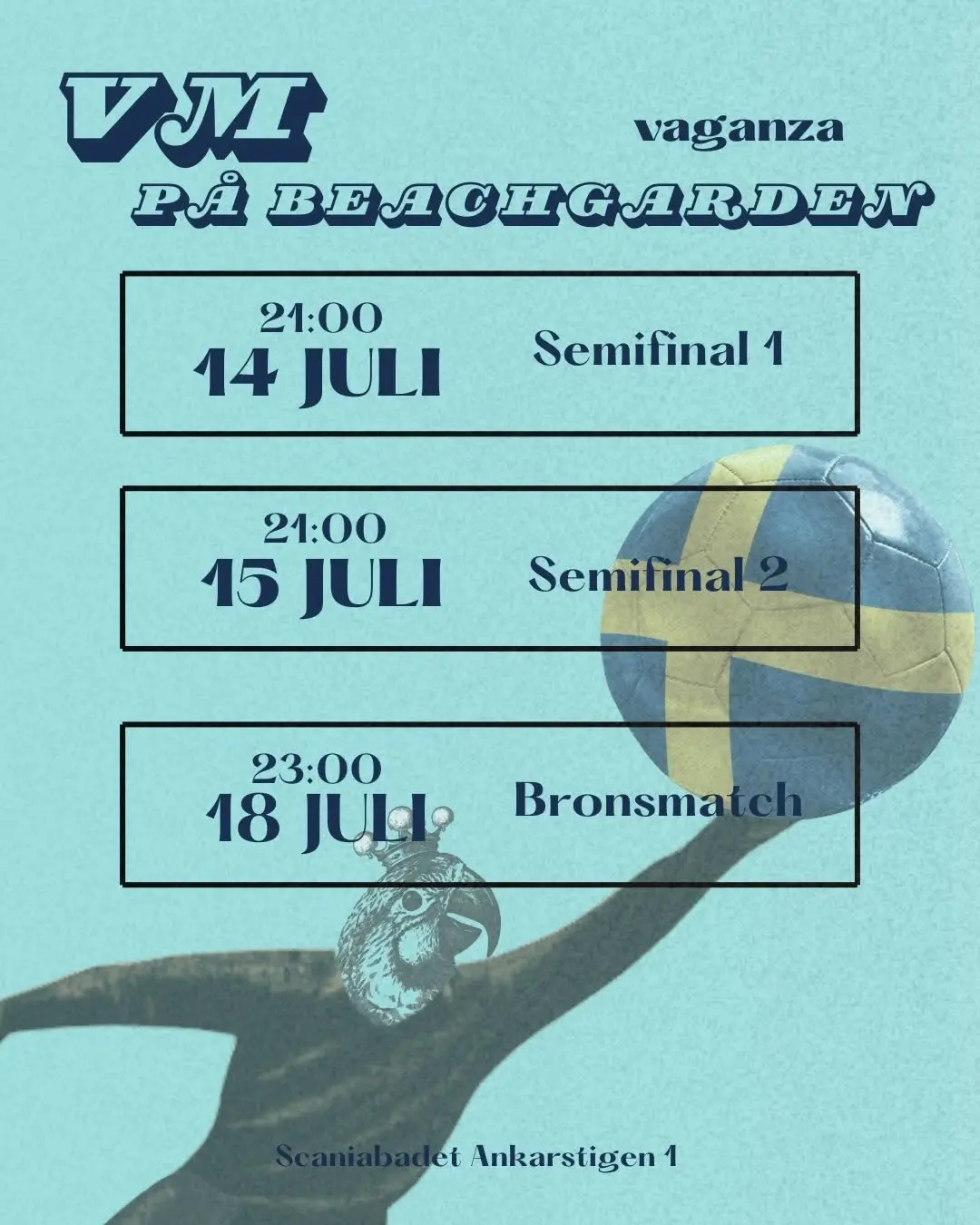 VM på Beachgarden – Bronsmatch