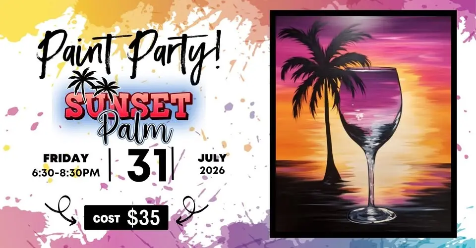 Sunset & Tropical Vibes Paint Night Out in Louisville