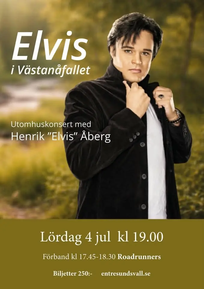 Elvis i Västanåfallet - Utomhuskonsert med Henrik ”Elvis” Åberg