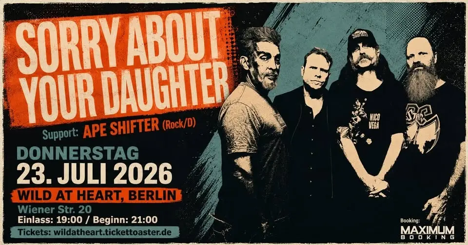 Sorry About Your Daughter-Rock/USA+Ape Shifter-Rock/D