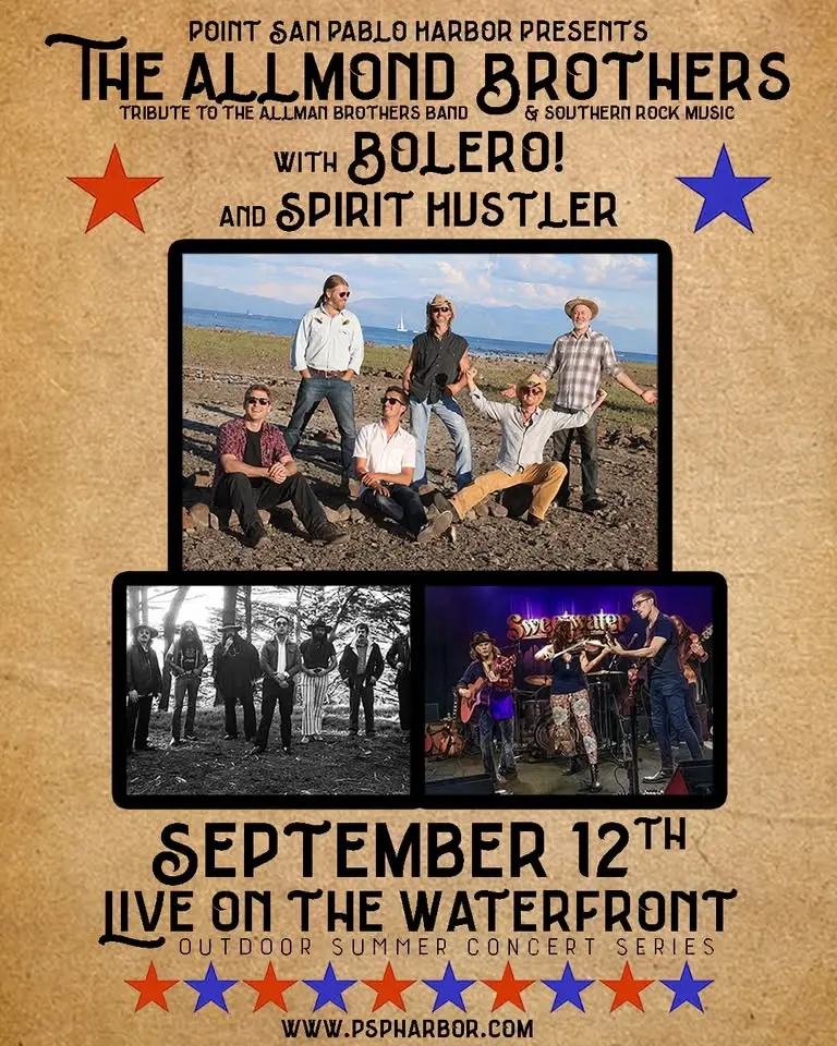 The Allmond Brothers + Bolero + Spirit Hustler - Live on the Waterfront