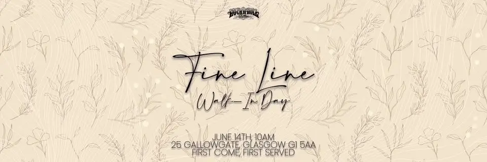 Fine Line Walk-In Day // Over 100 Designs to Choose From!