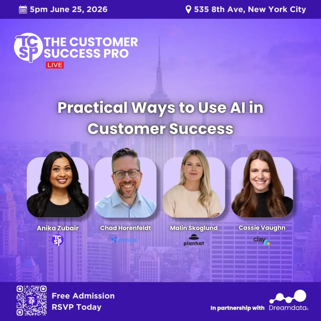 TCSP Live: NYC - Practical Ways to Use AI in Customer Success