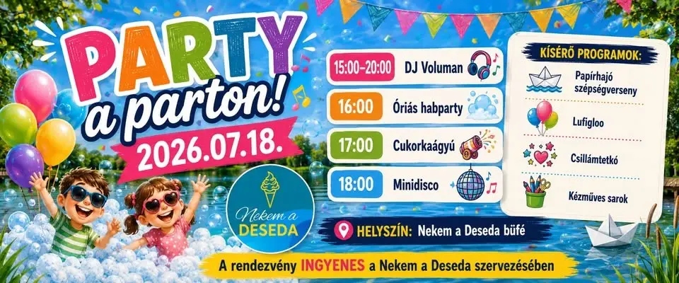 Party a parton a Nekem a Deseda szervezésében