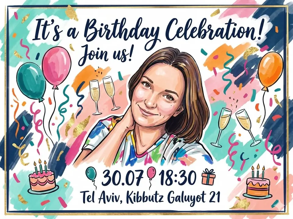 30.07 Maria's birthday in Tel Aviv (ENG/RU/HEB)
