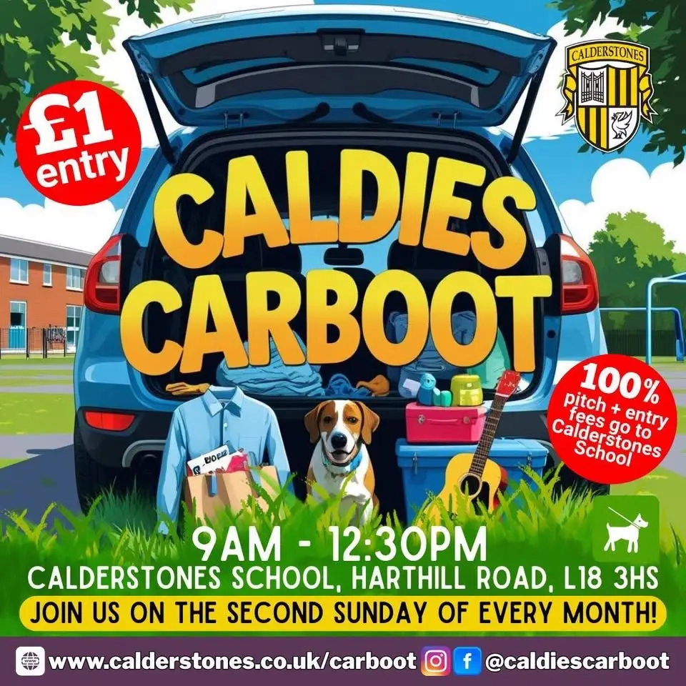 Caldies CAR BOOT SALE @ Calderstones School