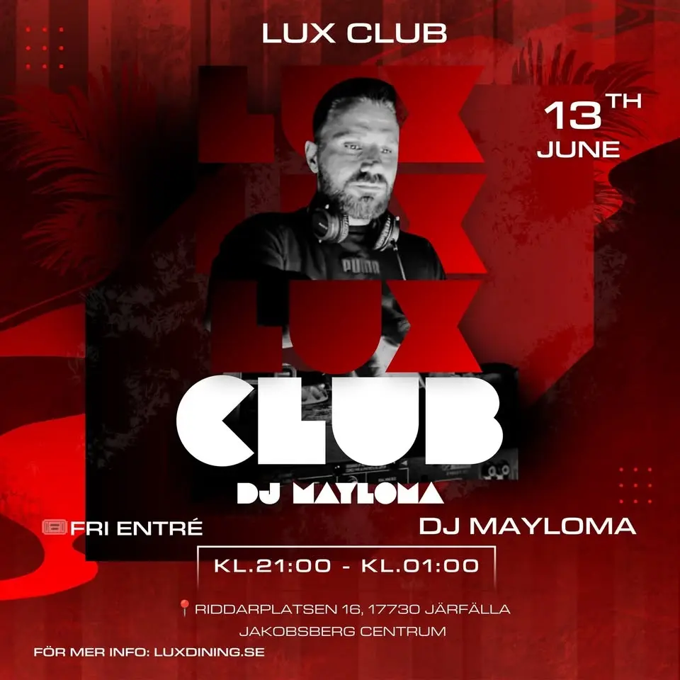 LUX CLUB – DJ MAYLOMA 🪩🎧🔥