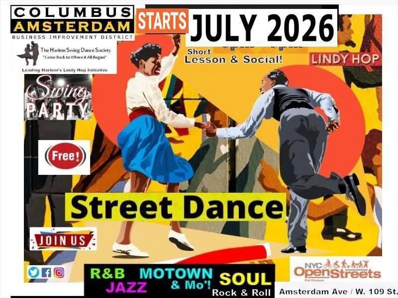STREET DANCE! Open Streets Lindy Hop and Dance Social