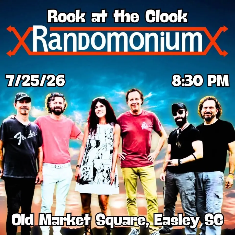 Rain Date- Rock at the Clock Easley!