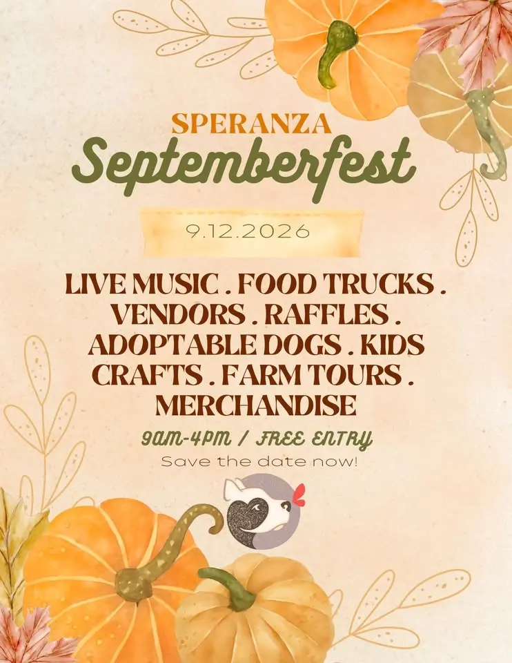 Speranza Septemberfest 2026