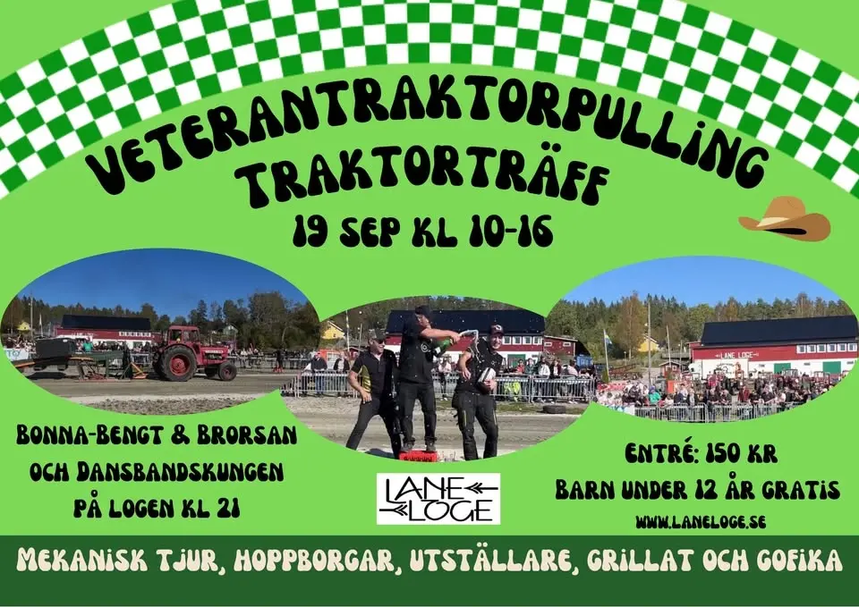 Veterantraktorpulling 19 sep 