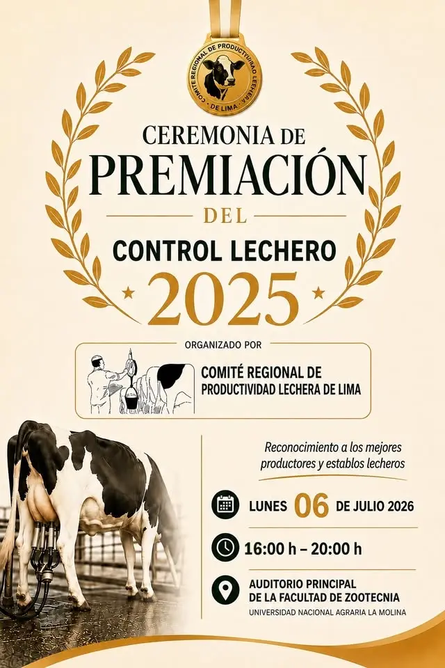 Ceremonia de Premiación del Control Lechero 2025