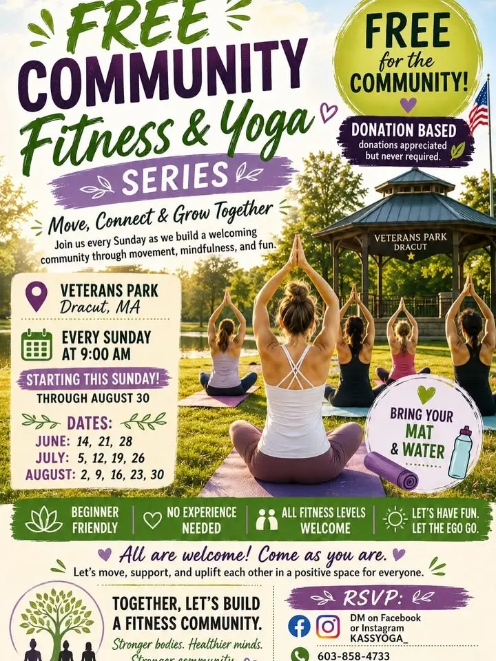 Free community fitness & yoga
