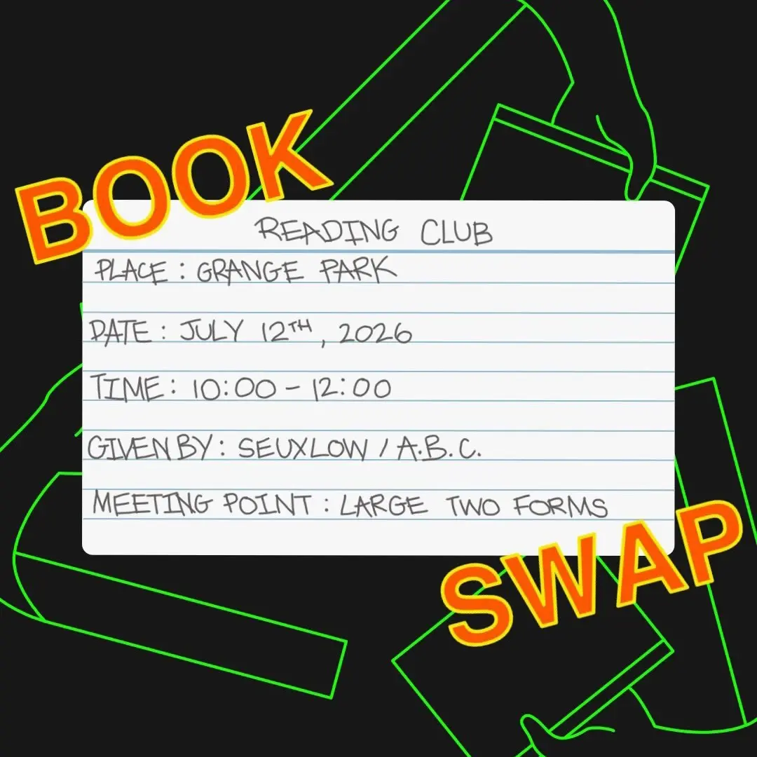 Sunday Reading Club (Park Edition & Book Swap)