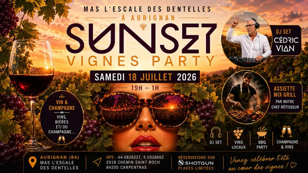 Sunset Vignes Party
