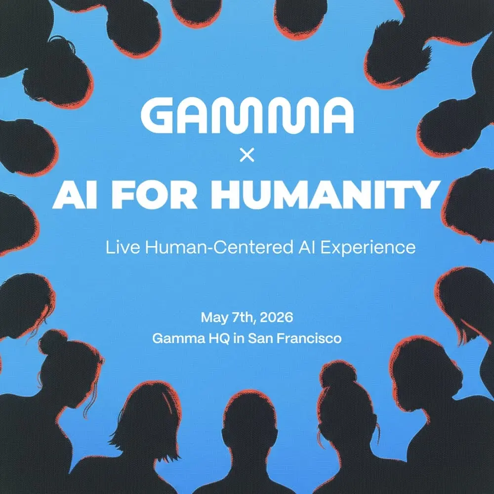 Gamma x AI for Humanity: Live Human‑Centered AI Experience