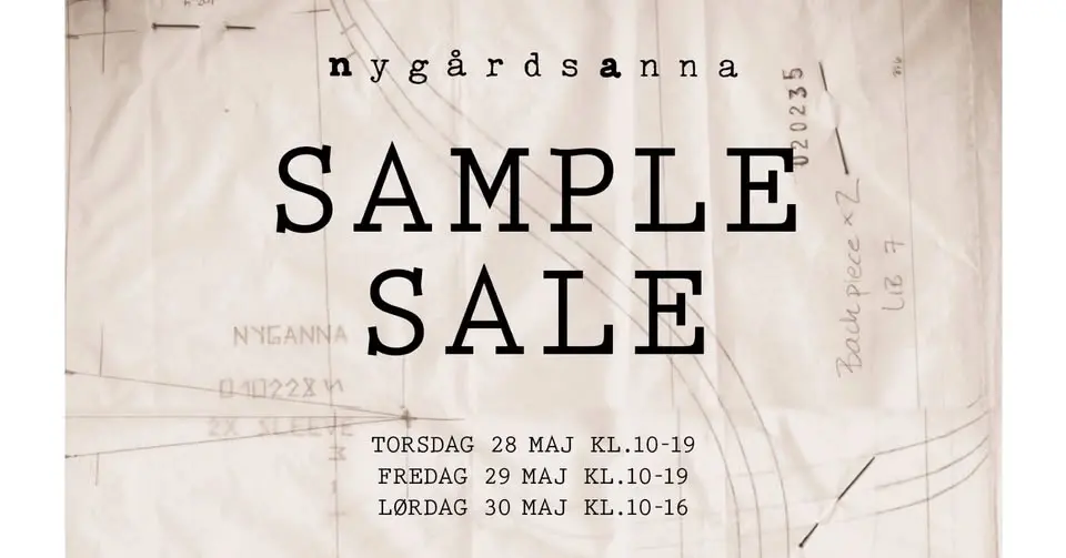 nygårdsanna SAMPLE SALE - Copenhagen