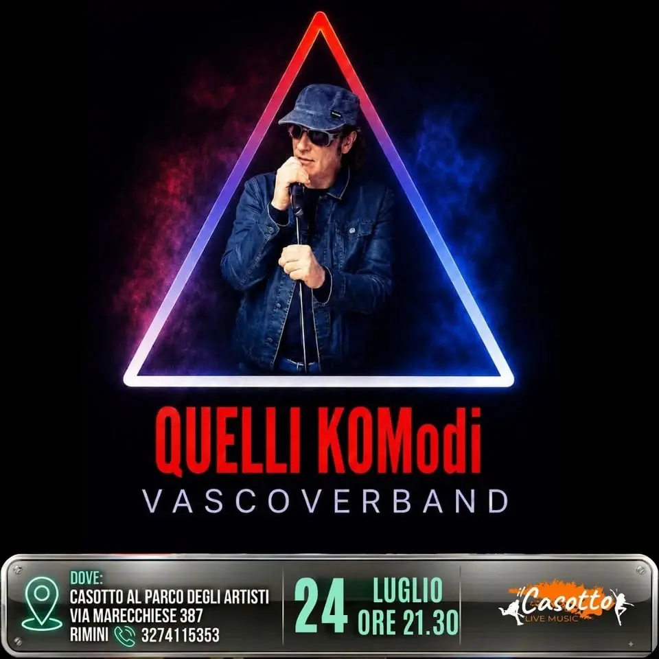 Tributo a Vasco Rossi: QUELLI KOModi, con i Vascoverband