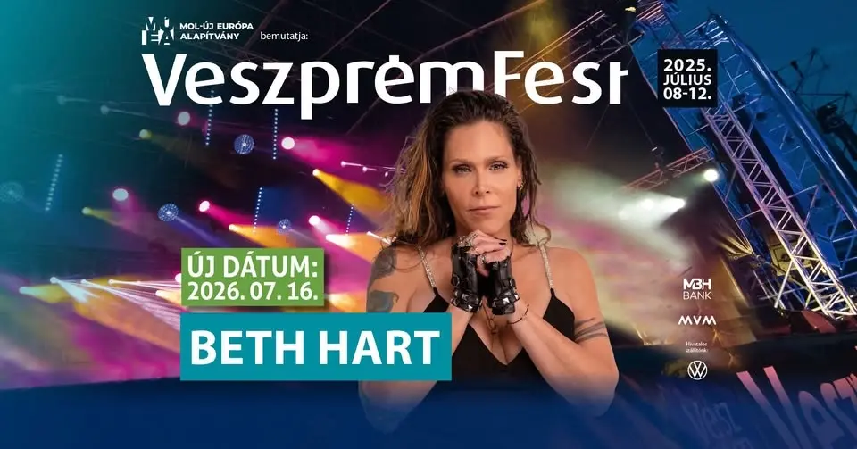 ÚJ DÁTUM! Beth Hart • VeszprémFest 2026