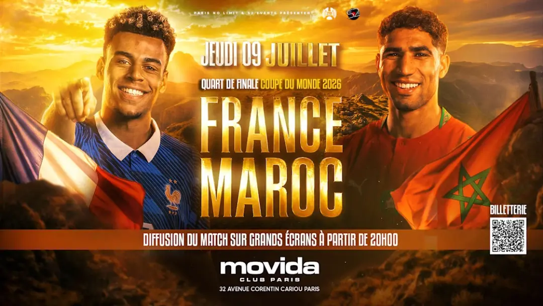 Diffusion 1/4 De Finale - France Vs Maroc - Coupe Du Monde