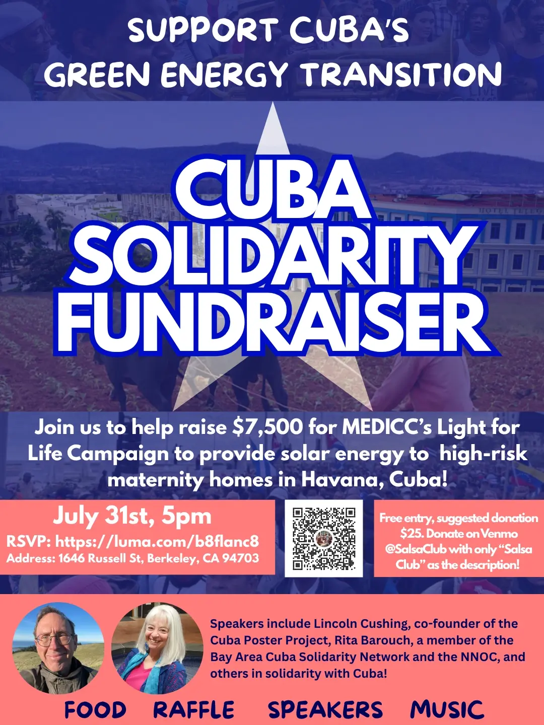 Cuba Solidarity Fundraiser