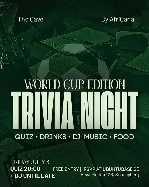 World Cup Quiz Night – The Qave